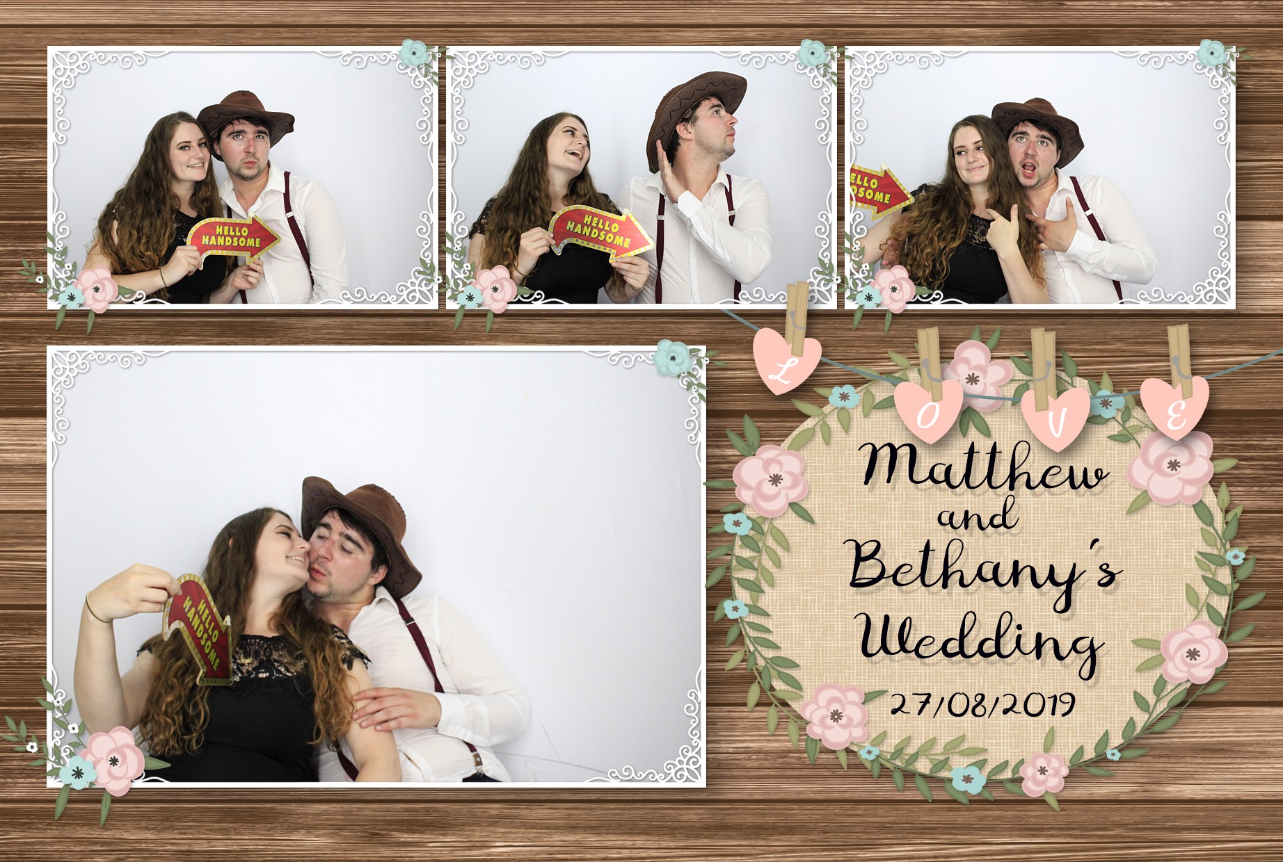 Matthew and Bethany’s Wedding | View more photos from the event at gallery.myphotoboothexperience.co.uk/u/MyPhotoBoothExperienceLtd/Matthew-and-Bethany’s-Wedding